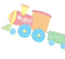 doodle-kereta